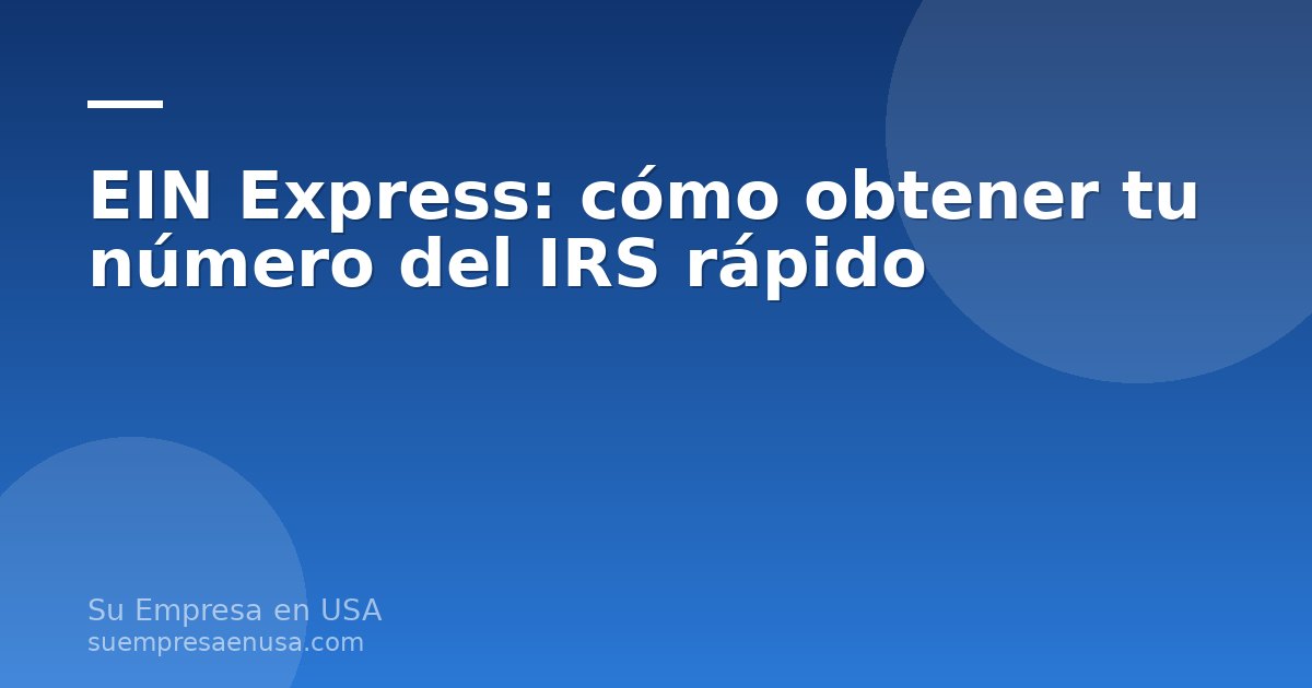 Persona solicitando el EIN Express al IRS desde una computadora con documentos y bandera de EE. UU.