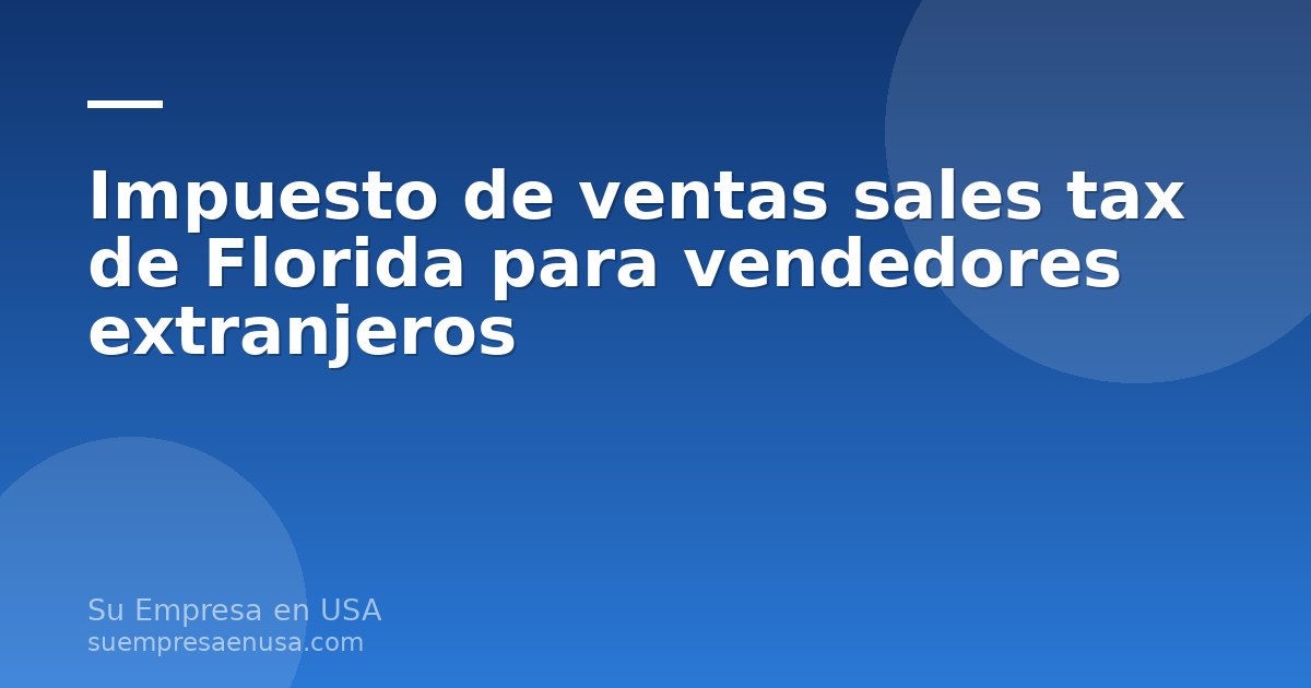 Vendedor extranjero revisando el impuesto de ventas sales tax de Florida en una laptop