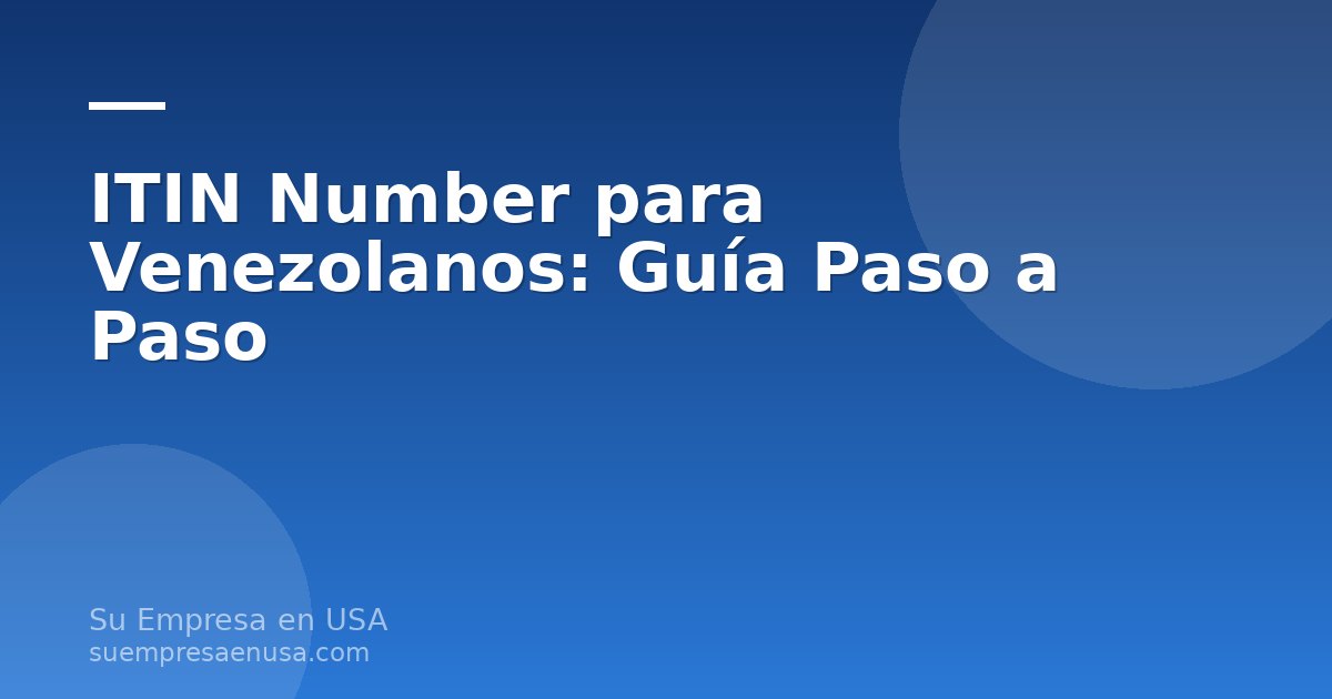 Persona completando el formulario W-7 para solicitar el ITIN number para venezolanos desde su computadora