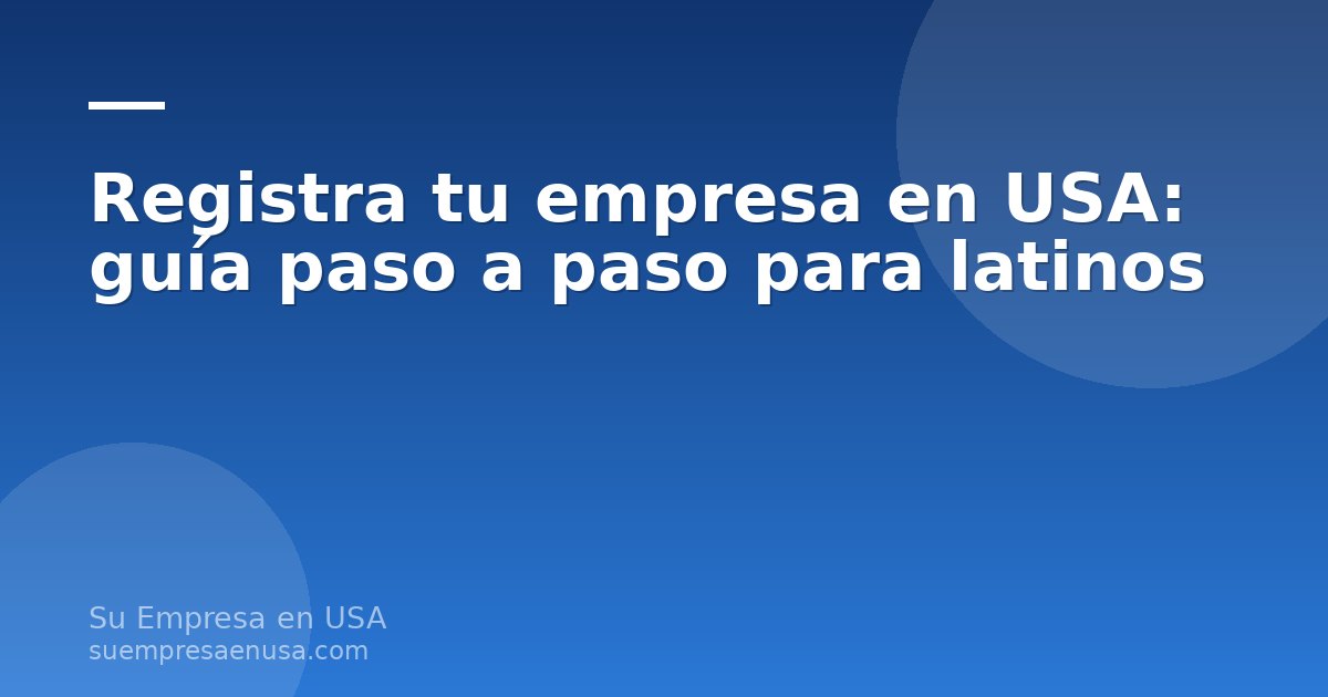 Emprendedor latino registrando su empresa en USA desde su computadora, sin viajar